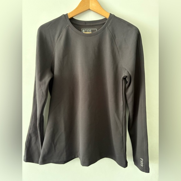 Figs Waffle Longsleeve Underscrub Shirt - Picture 2 of 8